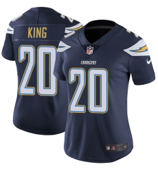 Women's Nike Los Angeles Chargers #20 Desmond King Navy Blue Team Color Vapor Untouchable Elite Player NFL Jersey
