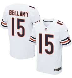 Men's Nike Chicago Bears #15 Josh Bellamy Elite White NFL Jersey