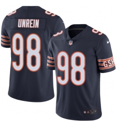 Men's Nike Chicago Bears #98 Mitch Unrein Navy Blue Team Color Vapor Untouchable Limited Player NFL Jersey