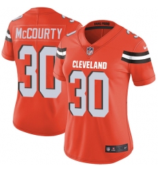 Women's Nike Cleveland Browns #30 Jason McCourty Orange Alternate Vapor Untouchable Limited Player NFL Jersey