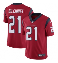 Men's Nike Houston Texans #21 Marcus Gilchrist Red Alternate Vapor Untouchable Limited Player NFL Jersey