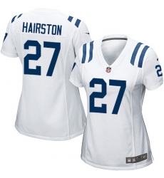 Women's Nike Indianapolis Colts #27 Nate Hairston Game White NFL Jersey