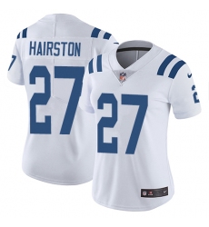 Women's Nike Indianapolis Colts #27 Nate Hairston White Vapor Untouchable Elite Player NFL Jersey