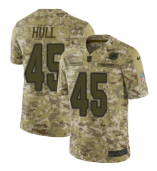 Men's Nike Miami Dolphins #45 Mike Hull Limited Camo 2018 Salute to Service NFL Jersey