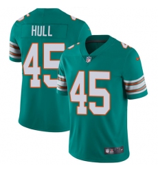 Youth Nike Miami Dolphins #45 Mike Hull Aqua Green Alternate Vapor Untouchable Elite Player NFL Jersey