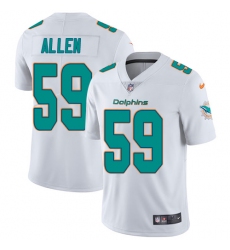 Youth Nike Miami Dolphins #59 Chase Allen White Vapor Untouchable Elite Player NFL Jersey
