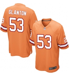 Men's Nike Tampa Bay Buccaneers #53 Adarius Glanton Limited Orange Glaze Alternate NFL Jersey