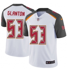 Youth Nike Tampa Bay Buccaneers #53 Adarius Glanton White Vapor Untouchable Limited Player NFL Jersey