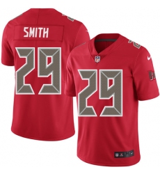 Men's Nike Tampa Bay Buccaneers #29 Ryan Smith Elite Red Rush Vapor Untouchable NFL Jersey