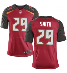 Men's Nike Tampa Bay Buccaneers #29 Ryan Smith Elite Red Team Color NFL Jersey