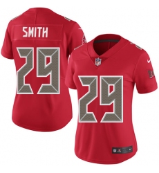 Women's Nike Tampa Bay Buccaneers #29 Ryan Smith Limited Red Rush Vapor Untouchable NFL Jersey