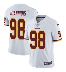 Youth Nike Washington Redskins #98 Matthew Ioannidis White Vapor Untouchable Limited Player NFL Jersey