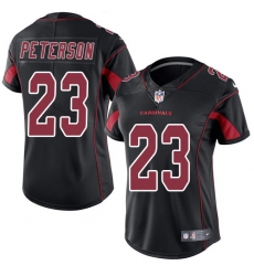 Women's Nike Arizona Cardinals #23 Adrian Peterson Limited Black Rush Vapor Untouchable NFL Jersey