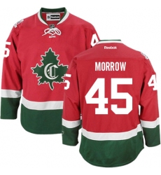 Men's Reebok Montreal Canadiens #45 Joe Morrow Authentic Red New CD NHL Jersey