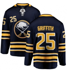 Youth Buffalo Sabres #25 Seth Griffith Fanatics Branded Navy Blue Home Breakaway NHL Jersey