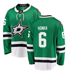 Youth Dallas Stars #6 Julius Honka Authentic Green Home Fanatics Branded Breakaway NHL Jersey
