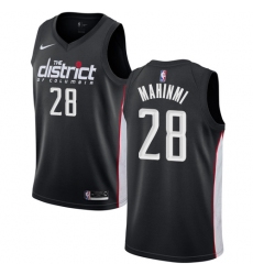 Youth Nike Washington Wizards #28 Ian Mahinmi Swingman Black NBA Jersey - City Edition