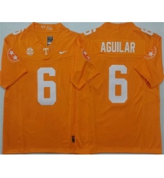 Men's Tennessee Volunteers #6 Joey Aguilar Orange 2024 FUSE College Football Jersey