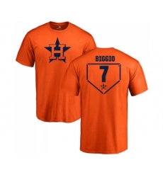 MLB Nike Houston Astros #7 Craig Biggio Orange RBI T-Shirt