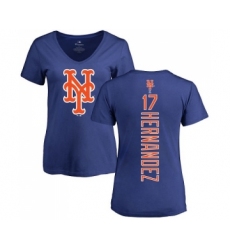 MLB Women's Nike New York Mets #19 Jay Bruce Black Name & Number T-Shirt