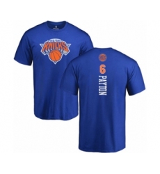Basketball New York Knicks #6 Elfrid Payton Royal Blue Backer T-Shirt