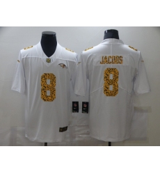 Men's Baltimore Ravens #8 Lamar Jackson White Nike Leopard Print Limited Jersey Men's Baltimore Ravens #8 Lamar Jackson White Nike Leopard Print Limited Jersey