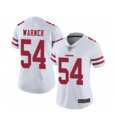 Women's San Francisco 49ers #54 Fred Warner White Vapor Untouchable Limited Player Football Jersey