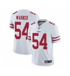 Youth San Francisco 49ers #54 Fred Warner White Vapor Untouchable Limited Player Football Jerse