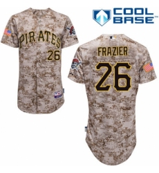 Men's Majestic Pittsburgh Pirates #26 Adam Frazier Replica Camo Alternate Cool Base MLB Jersey