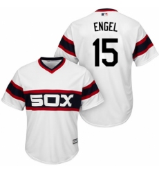 Youth Majestic Chicago White Sox #15 Adam Engel Authentic White 2013 Alternate Home Cool Base MLB Jersey