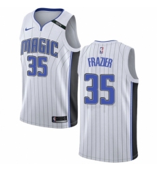 Men's Nike Orlando Magic #35 Melvin Frazier Swingman White NBA Jersey - Association Edition