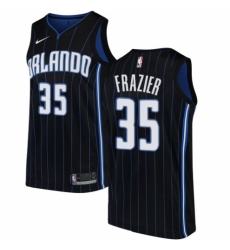Youth Nike Orlando Magic #35 Melvin Frazier Swingman Black NBA Jersey Statement Edition