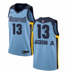 Women's Nike Memphis Grizzlies #13 Jaren Jackson Jr. Authentic Light Blue NBA Jersey Statement Edition