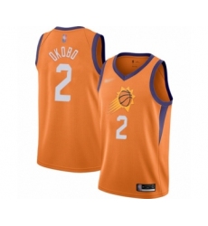 Women's Phoenix Suns #2 Elie Okobo Swingman Orange Finished Basketball Jersey - Statement Edition