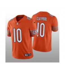 Men Chicago Bears #10 Chase Claypool Orange Vapor Untouchable Limited Stitched Football Jersey