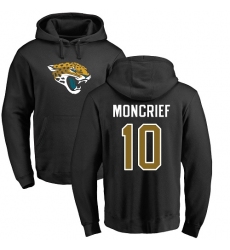 NFL Nike Jacksonville Jaguars #10 Donte Moncrief Black Name & Number Logo Pullover Hoodie