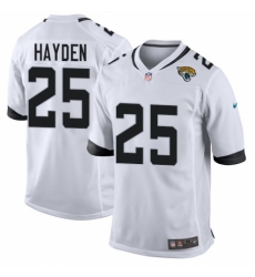 Men's Nike Jacksonville Jaguars #25 D.J. Hayden Game White NFL Jersey