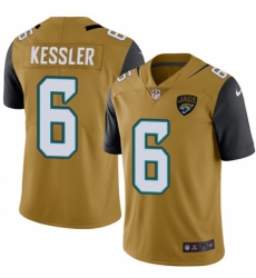 Youth Nike Jacksonville Jaguars #6 Cody Kessler Limited Gold Rush Vapor Untouchable NFL Jersey