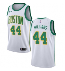Youth Nike Boston Celtics #44 Robert Williams Swingman White NBA Jersey - City Edition