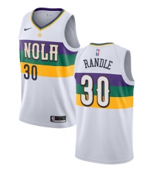 Youth Nike New Orleans Pelicans #30 Julius Randle Swingman White NBA Jersey - City Edition