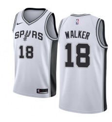 Women's Nike San Antonio Spurs #18 Lonnie Walker Swingman White NBA Jersey - Association Edition