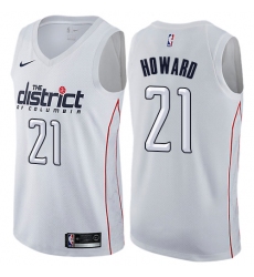 Women's Nike Washington Wizards #21 Dwight Howard Swingman White NBA Jersey - City Edition