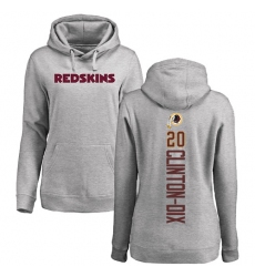 NFL Women's Nike Washington Redskins #20 Ha Clinton-Dix Ash Backer Pullover Hoodie