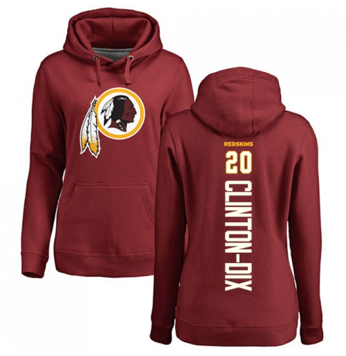 NFL Women's Nike Washington Redskins #20 Ha Clinton-Dix Maroon Backer Pullover Hoodie