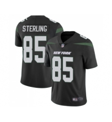 Men's New York Jets #85 Neal Sterling Black Alternate Vapor Untouchable Limited Player Football Jersey