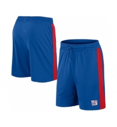 Men's New York Giants Blue Performance Shorts