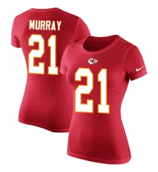 NFL Women's Nike Kansas City Chiefs #21 Eric Murray Red Rush Pride Name & Number T-Shirt