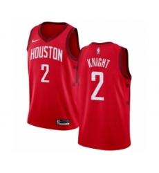 Youth Nike Houston Rockets #2 Brandon Knight Red Swingman Jersey - Earned Edition