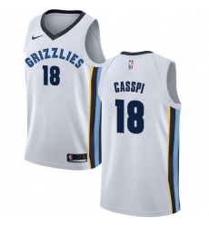 Youth Nike Memphis Grizzlies #18 Omri Casspi Swingman White NBA Jersey - Association Edition