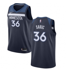 Women's Nike Minnesota Timberwolves #36 Dario Saric Swingman Navy Blue NBA Jersey - Icon Edition